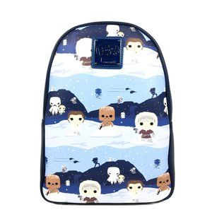 Loungefly Star Wars Hans Solo Princess Leia On Hoth Mini Backpack Exclusive